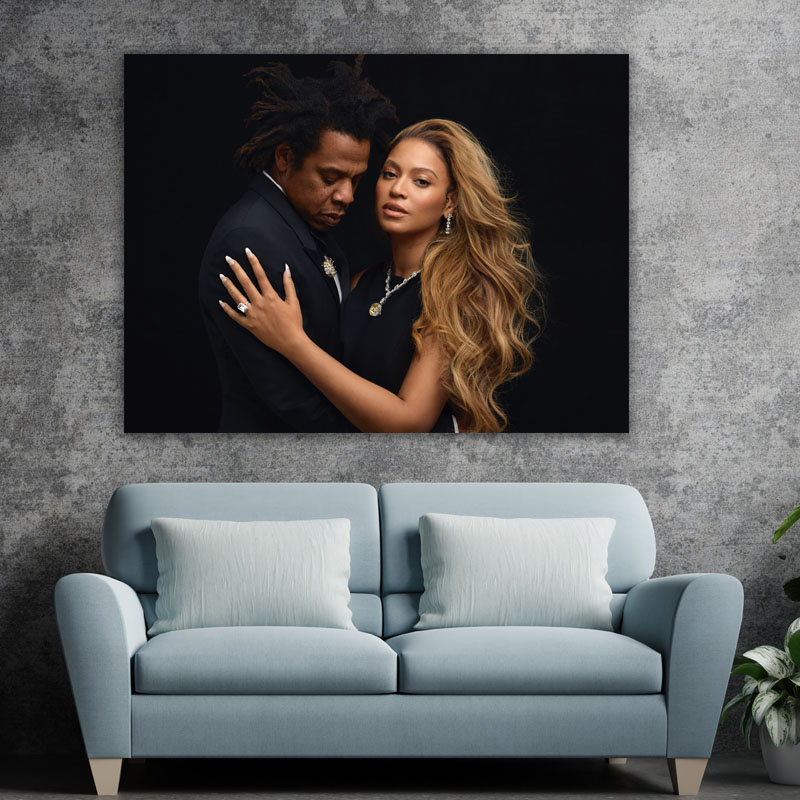 Πίνακας σε καμβά Beyonce & Jay-Z
